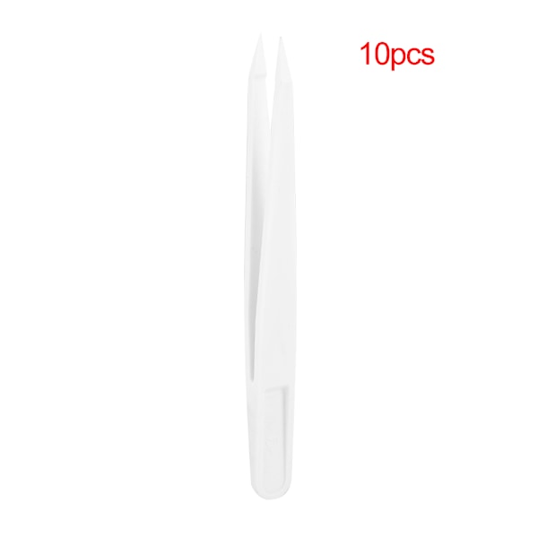 10 st/set isolering Plastpincett med hög precision Klocka Reparation Clip Tool