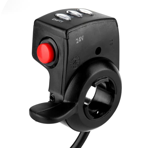 24V Hastighetskontroll Twist Tommelgassmontering for E-sykkel Elektrisk Sykkel