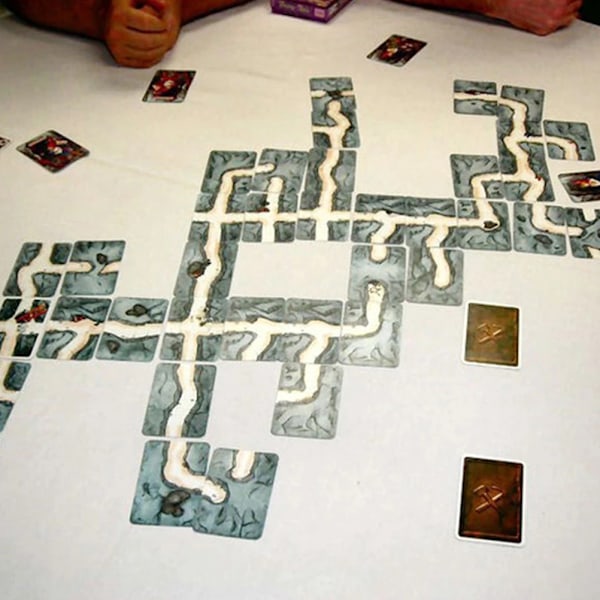 Saboteur Brädspel Version 1 + 2 Dwarf Gold Mine Card Game Roligt Saboteur Duel Brädspel
