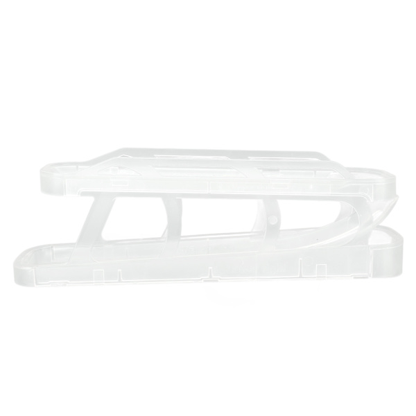 Rolling Egg Dispenser 2-vånings utrymmesbesparande automatisk roll down ägghållare för kylskåp bänkskiva Transparent