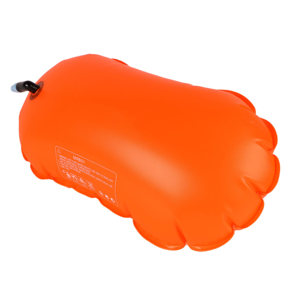 Simboj Öppet vatten Säkerhet Simning Livsräddande Driftväska för simträning Snorkling Vitality Orange