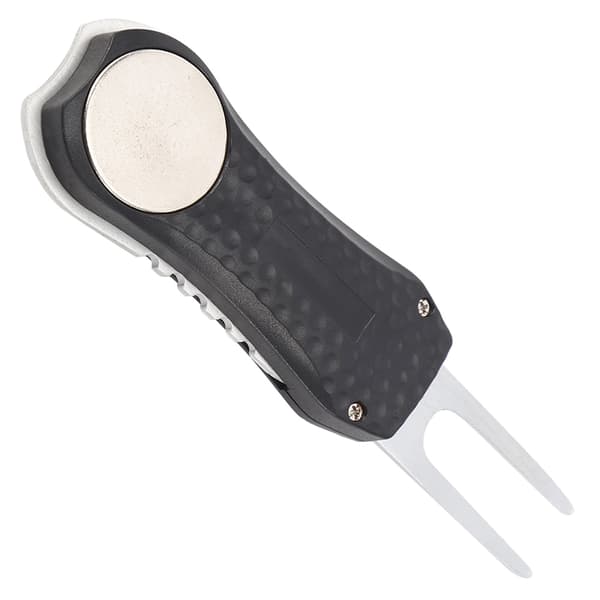 Rustfritt stål Golf Divot Tool Cleaner Golf Ball Marker Bærbar golftilbehør