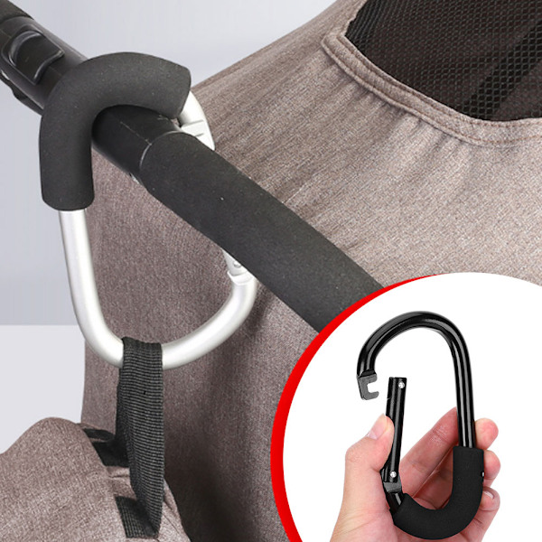 Barnvagnskrok Shoppingväska Aluminiumlegering Krokklämma för vagn Barnvagn Buggy