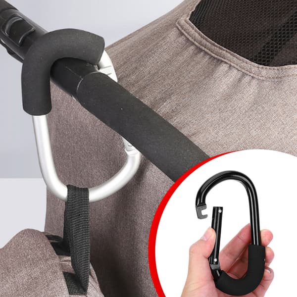 Stroller Hook Shopping Bag Aluminum Alloy Hook Clip for Stroller Pram Buggy