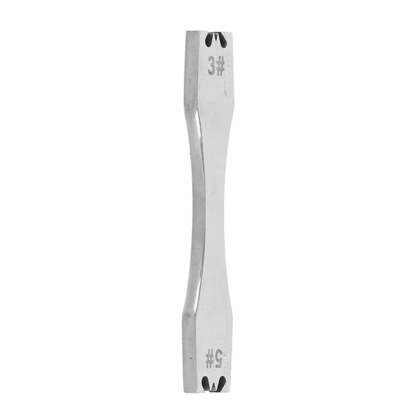 Zipper Installation Tool Steel Convenient Practical DIY Craft Accessory for Leather Goods (3#+5#2 in 1)
