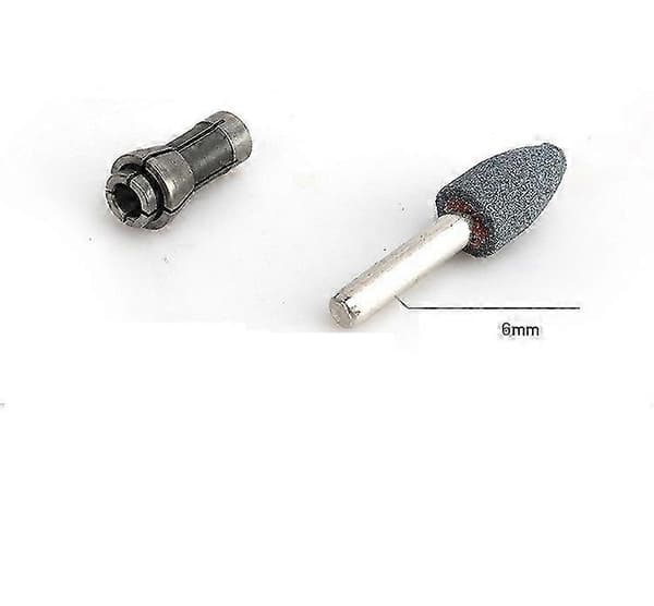 x 3 mm + 2 x 6 mm kraftig pneumatisk slibechuck