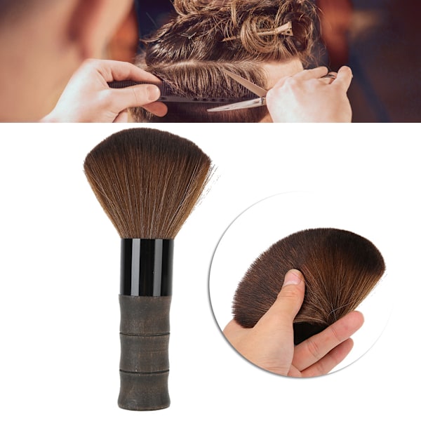 Neck Duster Brush Professionell Salong Barber Brush Mjuk rengöring Hårklippning Hårborste