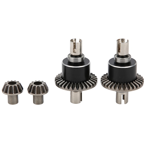 Metallväxeldifferentialväxeluppsättning Passar för WLtoys 144001 1/14 RC-bilmodell