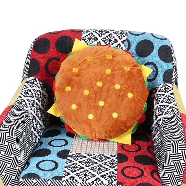 Simulation Hamburger Cushion Sofa Lumbar Pillow Super Soft Children's Household Throw Pillow