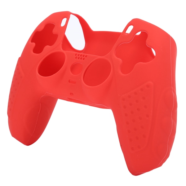 Madkvalitets Skridsikker Silikon Spilkonsoll Beskyttelse Gamepad Håndtag Greb til PS5 Joystick (Rød)