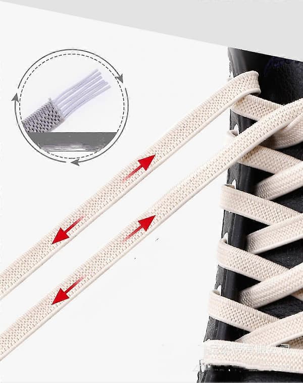 par snørebånd med elastiske snørebånd, elastiske snørebånd til voksne og børn