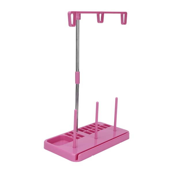 Trådställ 3 Spolhållare Lättvikt Hushållssymaskin Verktyg för Quilting DIY Rosa