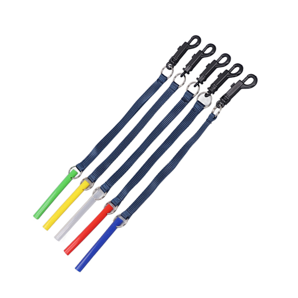 5 stk Baby Tyggelegetøj Hulrør Sling Silikon Blød Sensorisk Udforskning Baby Soothing Bideringe