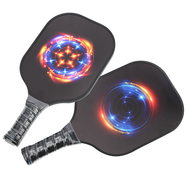 Bärbar Pickleball Paddle Set Kolfiber Face Racket Ball Kit med förvaringsväska