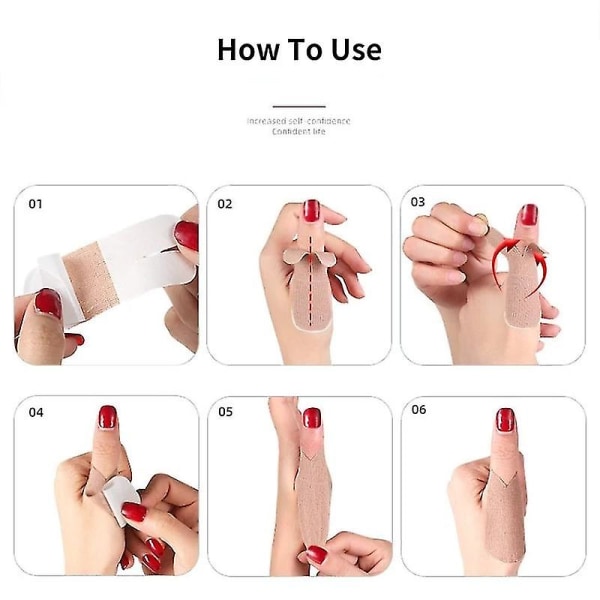 10 stk håndledd seneskjede patcher for smertelindring av tommelfinger
