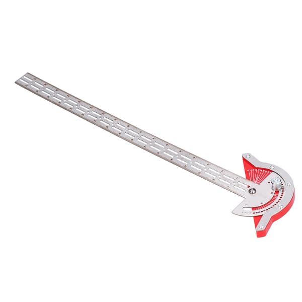 20 inch Woodworkers Edge Ruler Woodworkers Protractor for Woodworking Angle Measuring Tool