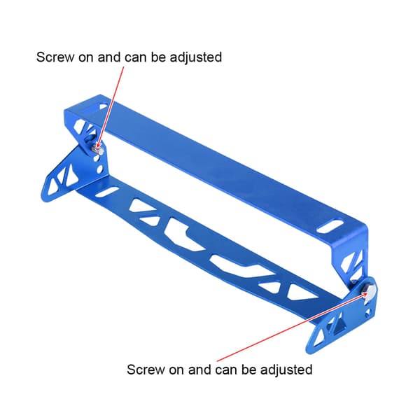 Justerbar Racing nummerskiltplateholder - Universal Car Styling