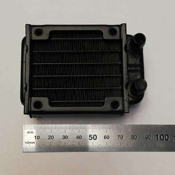 PC Vandkøling Aluminium Radiator Multikanal 60mm Til Computer LED Skønhedsapparat