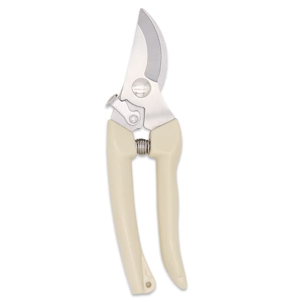 Garden Scissors Stainless Steel High Hardness Elastic Spring Effort Saving Safety Lock High Sharpness Garden Scissors Beak