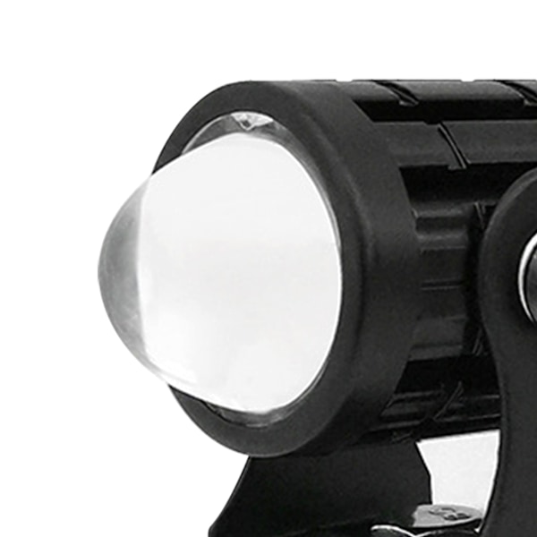 2 stk motorsykkel LED-spotlight med styrebryter Halvlys dobbelt farger Vanntett for lastebil SUV ATV UTV traktor