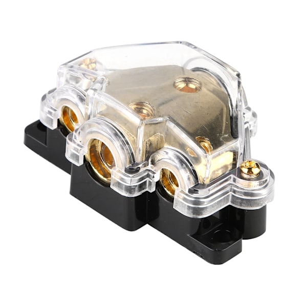 3 Vejs Bil Audio Stereo Strømfordelingsblok Splitter 1 ind 3 ud