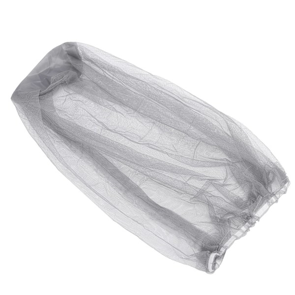 Nylon insektssikker myggenet til natfiskenet Solcreme åndbar mesh beskyttelseshætte (grå)