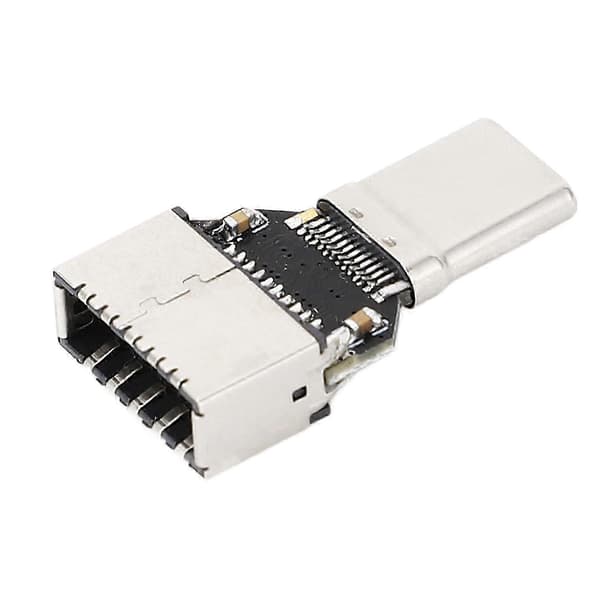 USB 3.0 Typ C Hane till Typ E Hona Adapter Plug and Play 20Gbps USB Typ C Konverteradapter för PC Dator