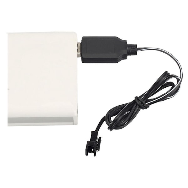 USB-oplader til Ni-CD/Ni-MH batteripakke med SM-2P stikadapter - 4,8V 250mA udgang