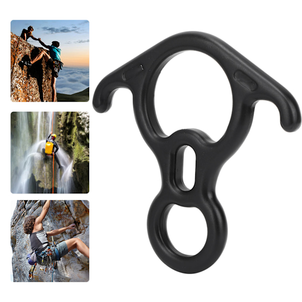 50KN Ox Horn 8-formad Ring Karabiner Sänkare Luftarbete Räddning Klättringsutrustning