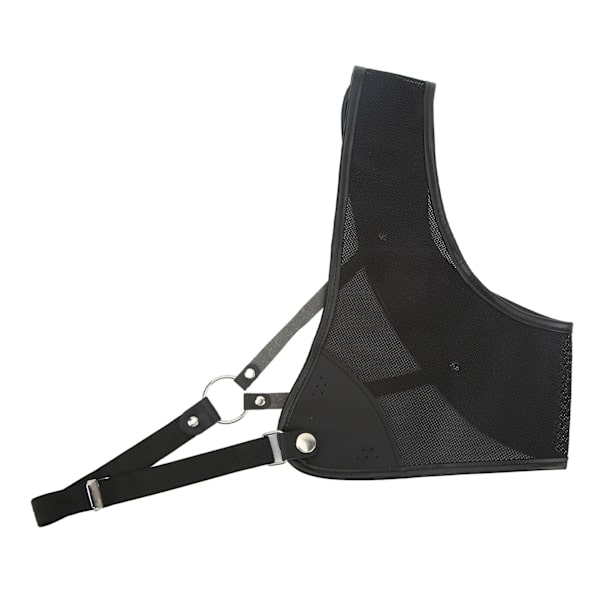 Bueskydnings Brystbeskytter Sort PET og Kødskind Jagt Brystbeskyttelse til Skydning Recurve Bow S