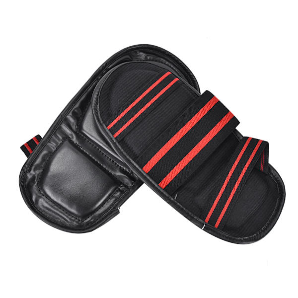 EVA Pad Instep Guards Fodbeskyttelse til Sanda Boxing MMA Muay Thai (sort)