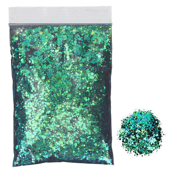 Kynsipaljetit Jauhe Sekalaiset Hiutaleet Kimaltava Glitter Kynsi Taide Koristeet Sparkles 50gXL010A