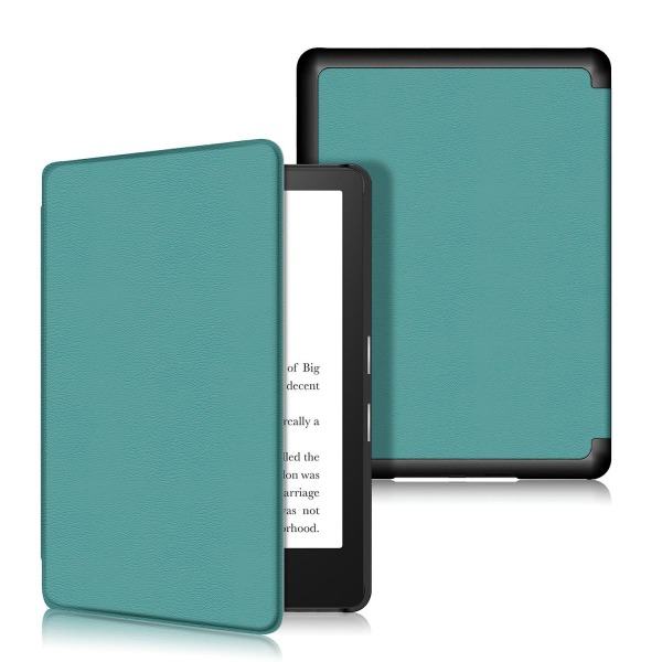 Case för Kindle Paperwhite 11:e generationen 2021 Pu- cover för Kindle Paperwhite 5 6,8 tum dark green