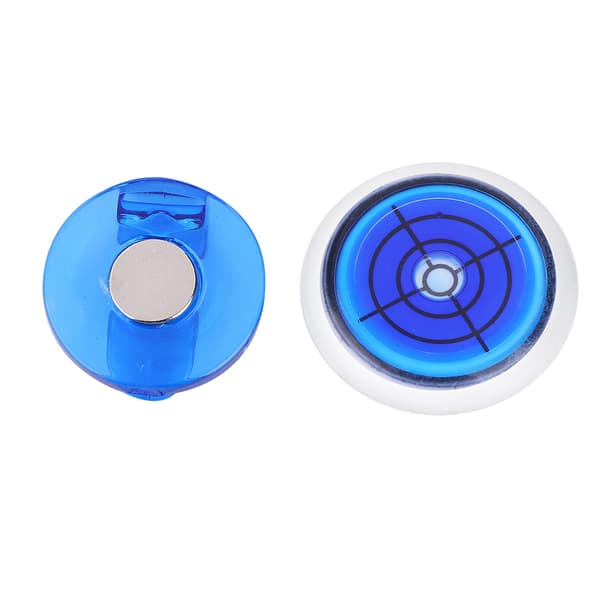 Durable Plastic Golf Hat Clip with Detachable Magnetic Ball Marker Blue