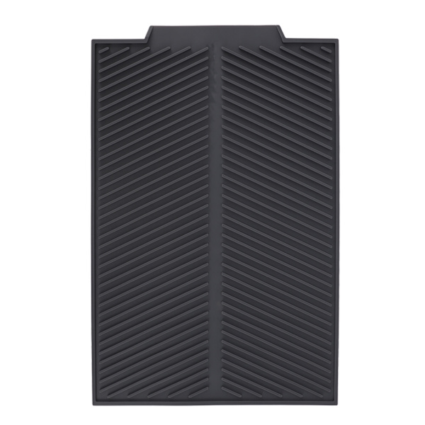 Silikon Tørrestativ Anti-Skrid Sikker Mod Stød Let at Rengøre Tørrestativ til Køkkenbord til Tallerkener Gaffel S 39x25cm