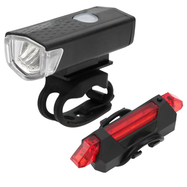 Cykel Forlygter Baglygter Sæt USB Opladning Advarsel Intelligent Sensing Lys Cykling