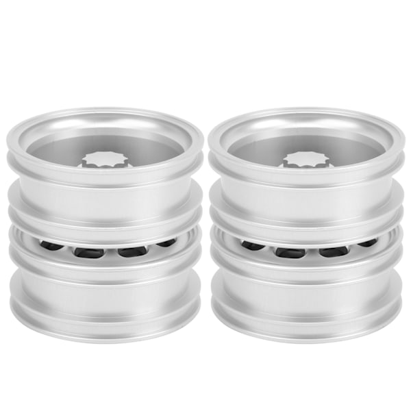 Fälgnav i aluminiumlegering 10 ekrar för Tamiya Tractor Truck 1:14 RC BildelarBakhjulsfälgnav