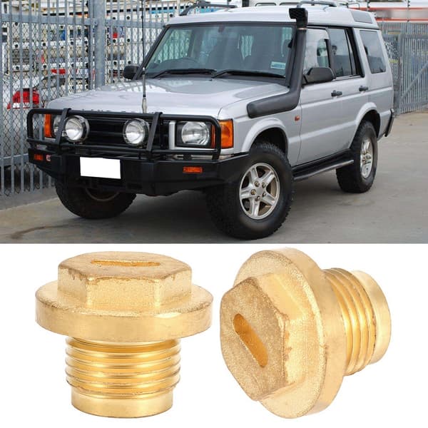 2 stk. Differential Diff Messing Drænplugs med pakning Passer til Land Rover Discovery 2