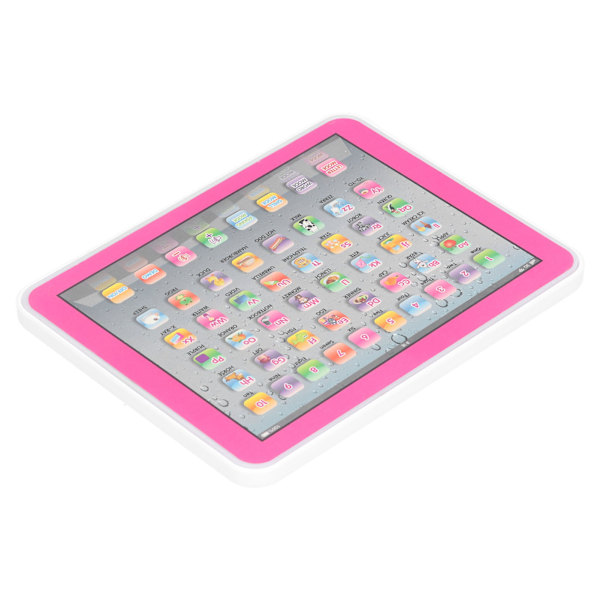 Barn Baby Tablet Pedagogiska leksaker Elektronisk Maskin Tidig Inlärning Engelska Studera TabletPink