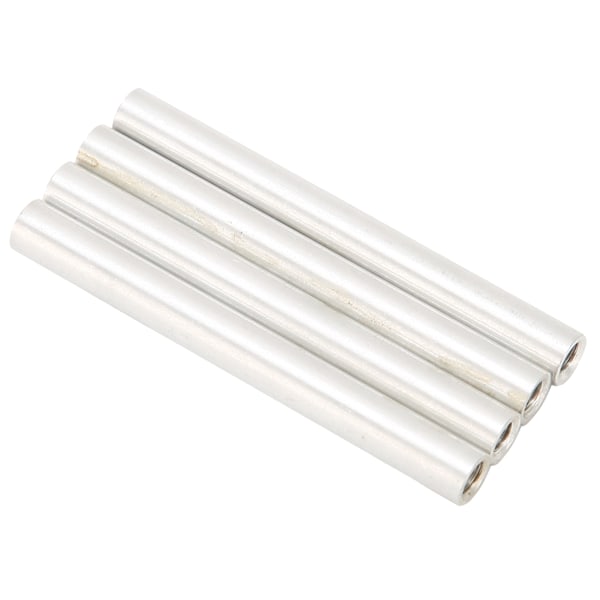 10 stk aluminiumslegering søjle rund indvendig gevind afstandsholder Beslag M4x0,7 mm lang 56 mm