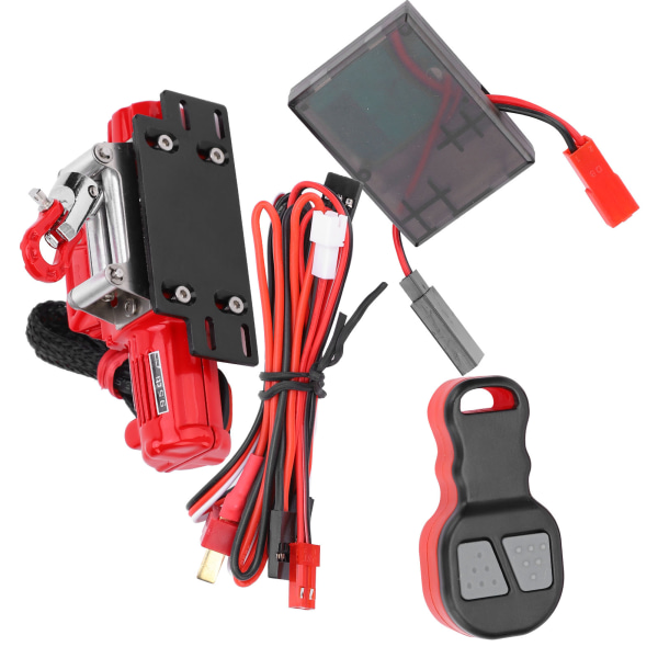 Vindespil Fjernbetjening Modtager Sæt RC Bil Dele Passer til Axial SCX10 90046 1/10 RC Crawler Rød
