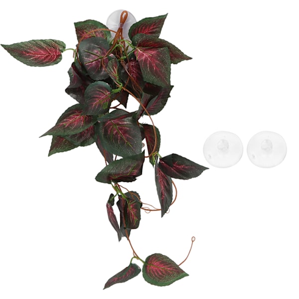 Reptilsimuleringsanlegg Dekorativ landskapsplanlegging Kunstig vintreet for reptilregnskog BoxNFF-85 Red Star Leaf
