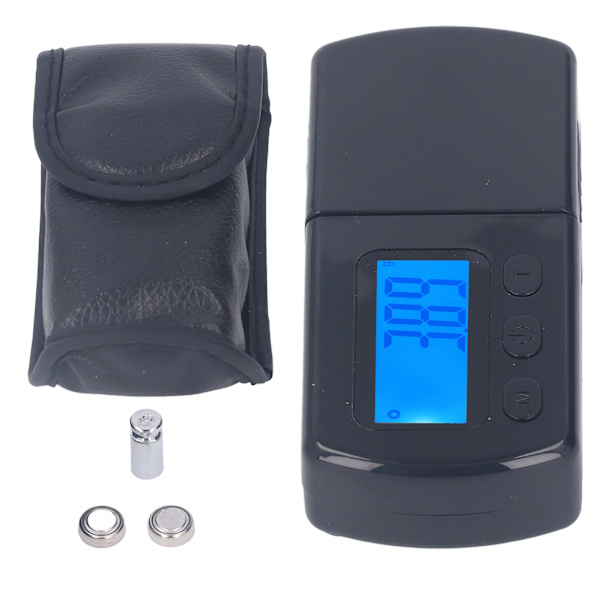 Digital platespiller Stylus Force Scale Gauge 5g 0.01g Mini Lomme Smykkevekt for Pulver Medisin Svart