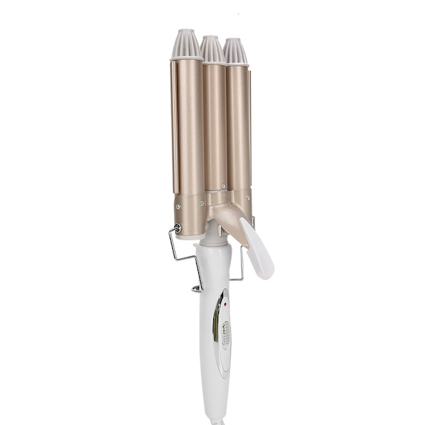 Trefat locktång Salon Frisyr Waver Hair Crimper Frisörverktyg 25 mm 110‑240VUS Plugg