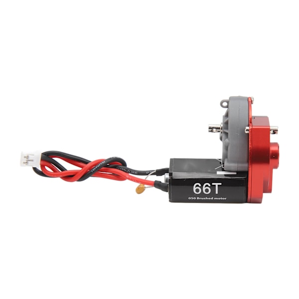 RC-växellåda med 050 66T Borstad Motor 7,4V Effektivt arbete Lågt ljud för Axial SCX24 1/24 Crawler Car Red