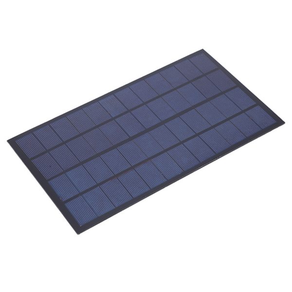 12V 7W Epoksi Solar Panel Lataus Akku Korkea Muunnosteho Nurmikon Valo Taskulamput Leikkikalut