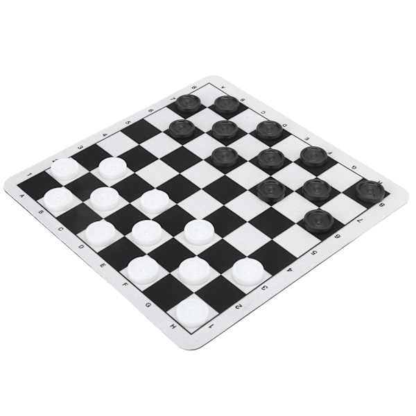 Drafts Foldable Chess Set Folding Chess Board Pieces for Kids Adults