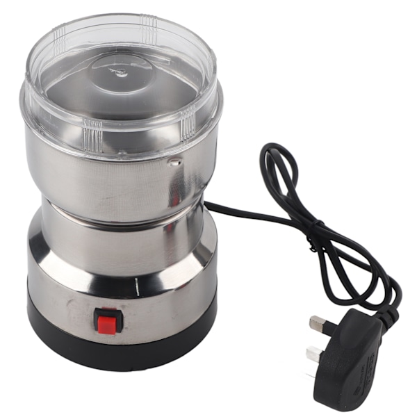 Flerfunktions elektrisk kaffekvarn Bärbar spannmål Nötter Bönor Kryddor KornmalningsmaskinUK 220V-240V