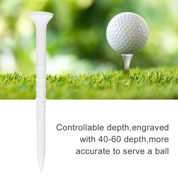Caiton 15 st Plast Golfkopp Tipp Tees Träningsaccessoarer Vit