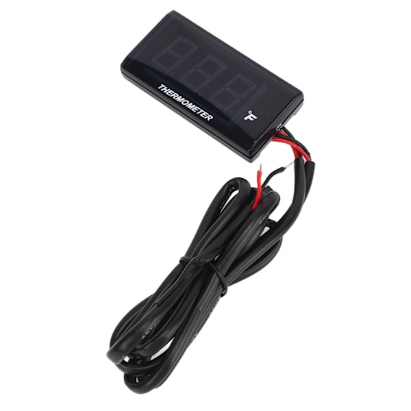 DC12V Digital Display Motorcykel Termometer M10 Sensor Vattentemperaturmätare 14mm Tändstift Adapter Grön